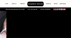 Desktop Screenshot of essencesalon.com