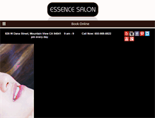 Tablet Screenshot of essencesalon.com